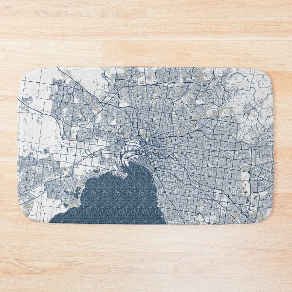 Item preview, Melbourne City Map of Australia - Coastal designed and sold by deMAP.