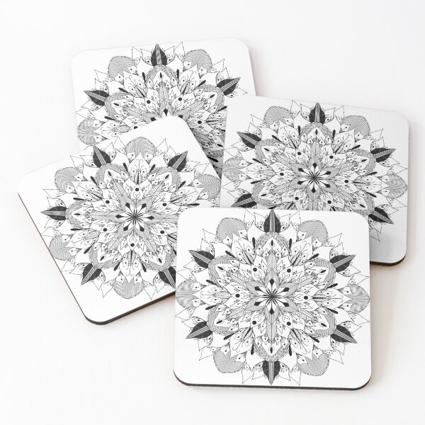 Item preview, Infinite Mandala With White designed and sold by MIK's SHOP.