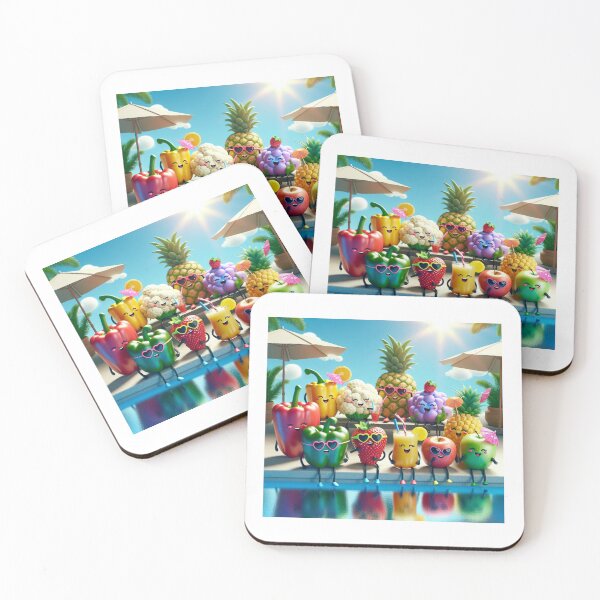 Item preview, FUNNY SUMMER FRUITS PARTY designed and sold by Catalina Kate.