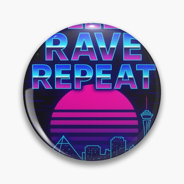 Item preview, Eat Sleep Rave Repeat – Vegas Edition | EDM Festival Tee designed and sold by DPArtWear.