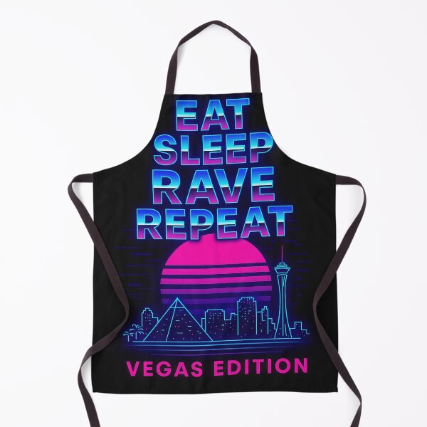 Item preview, Eat Sleep Rave Repeat – Vegas Edition | EDM Festival Tee designed and sold by DPArtWear.