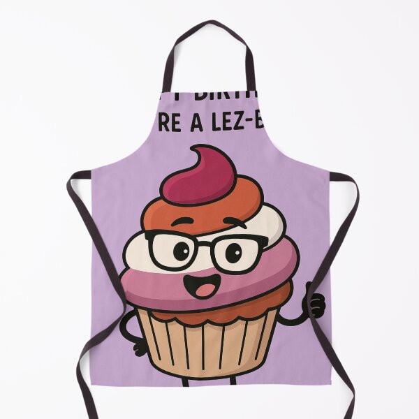 Item preview, Funny Lesbian Birthday Card – Lez-Bean Cupcake designed and sold by Aryabek.