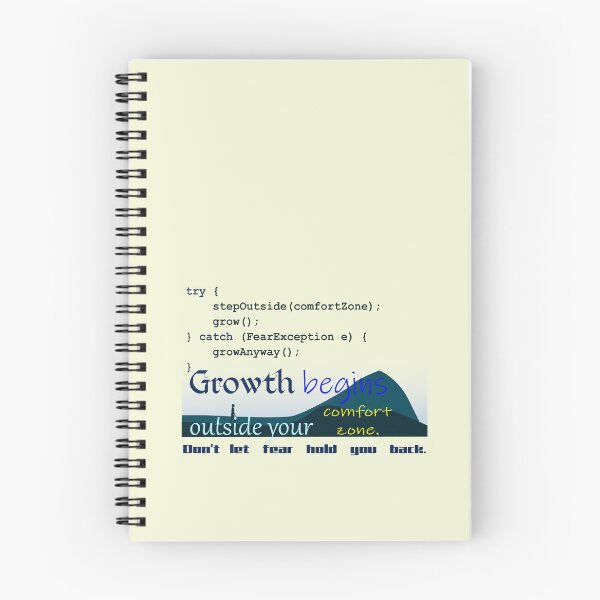 Item preview, Growth Beyond Fear in Code Form designed and sold by niteshRart.