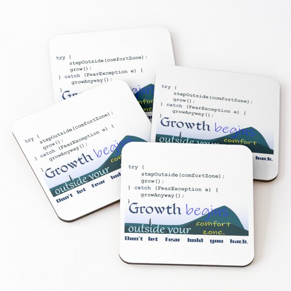 Item preview, Growth Beyond Fear in Code Form designed and sold by niteshRart.