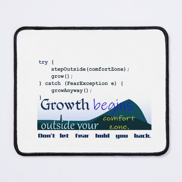 Item preview, Growth Beyond Fear in Code Form designed and sold by niteshRart.
