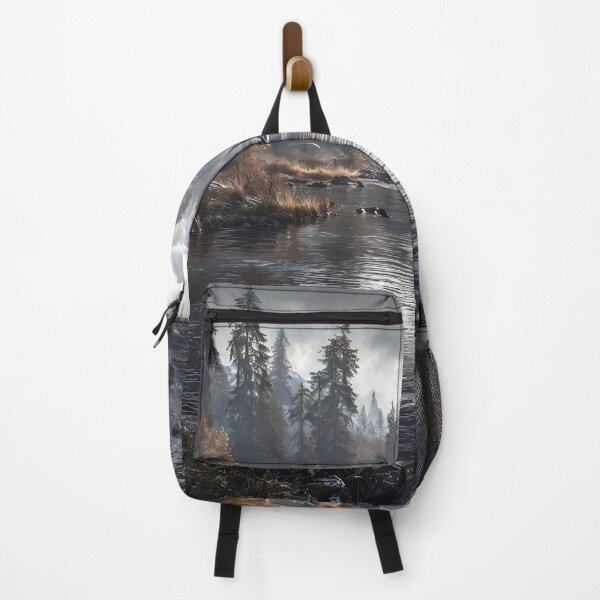 Item preview, landscape river forest nature mountains | dejco.art designed and sold by dejco.art.