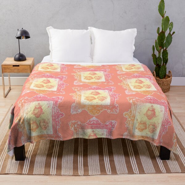 Item preview, Copy of Sacred Hearts of the Holy Family, Jesus, Mary and Joseph (peach) designed and sold by PhaedraArt.