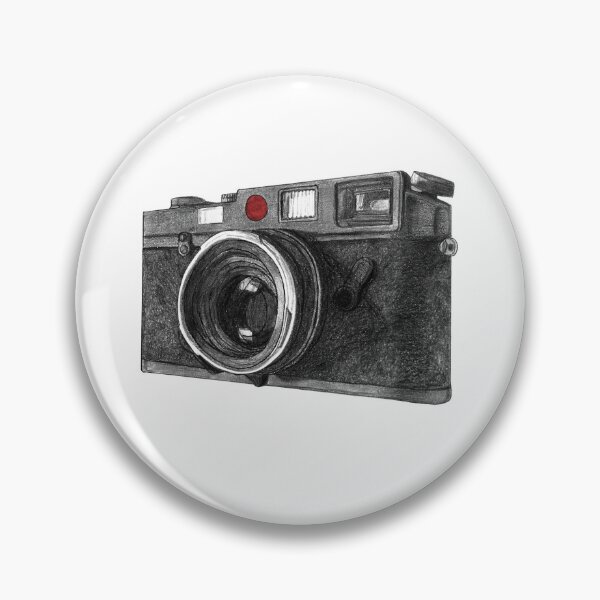Item preview, Vintage Camera Drawing – Retro Black and White Photography Sketch designed and sold by Derek Michael Brennan.