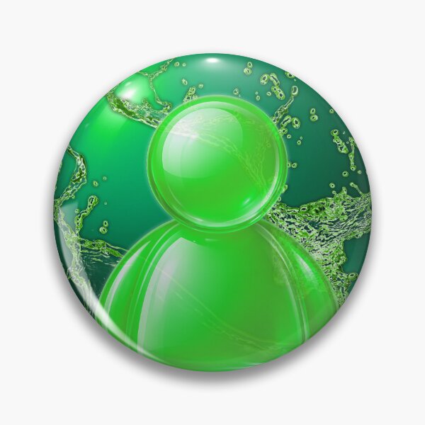 Item preview, Glass Aero Icon - Green designed and sold by CultureEmporium.