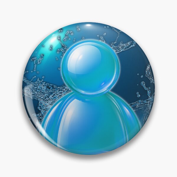 Item preview, Glass Aero Icon - Blue designed and sold by CultureEmporium.