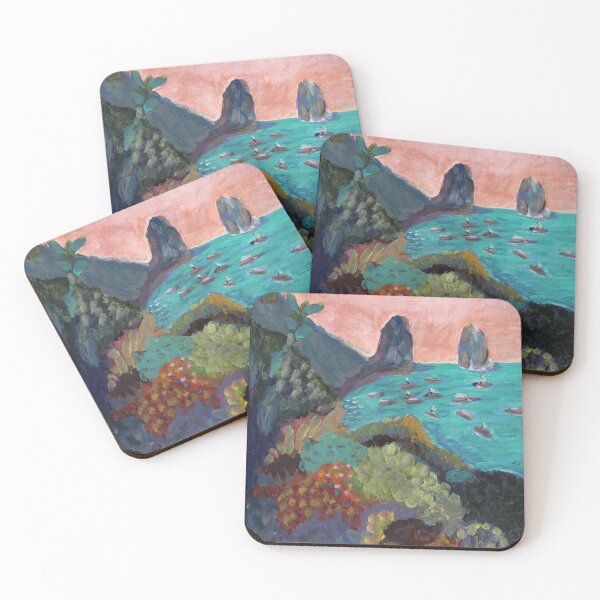 Item preview, Ocean, Rock Formation, Floral designed and sold by Sara's Art Shop.