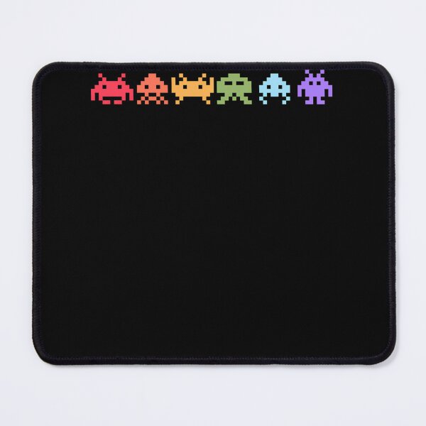 Item preview, Space Invaders Pixel Art Rainbow Aliens Classic designed and sold by JustPOD.
