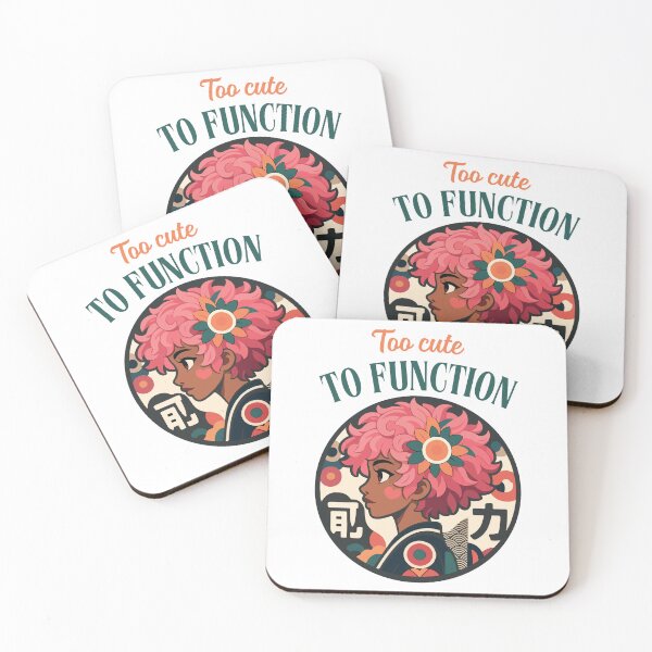 Item preview, Too Cute to Function: Retro Pop Art Illustration designed and sold by IAPICTURE.