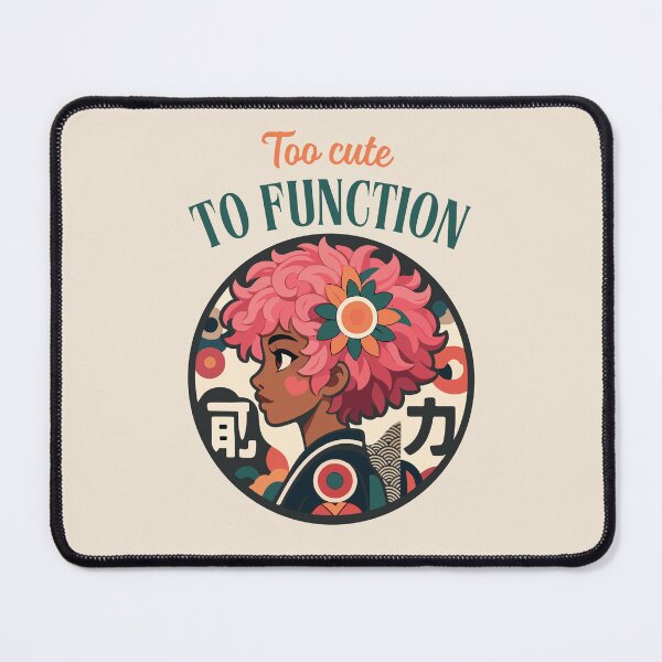 Item preview, Too Cute to Function: Retro Pop Art Illustration designed and sold by IAPICTURE.