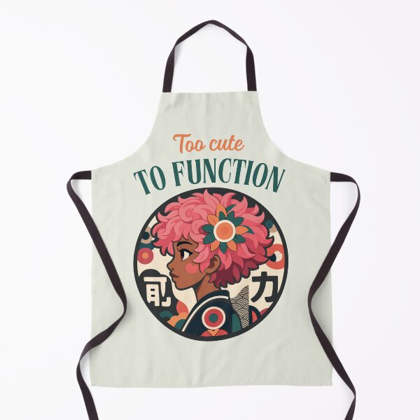 Item preview, Too Cute to Function: Retro Pop Art Illustration designed and sold by IAPICTURE.