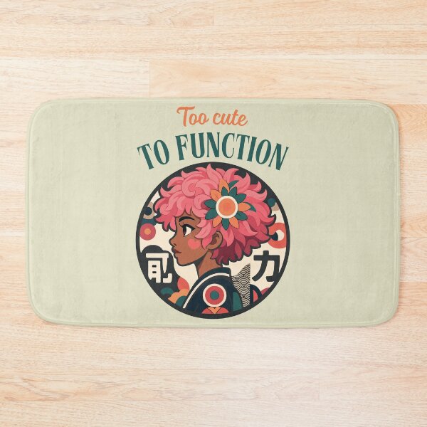Item preview, Too Cute to Function: Retro Pop Art Illustration designed and sold by IAPICTURE.