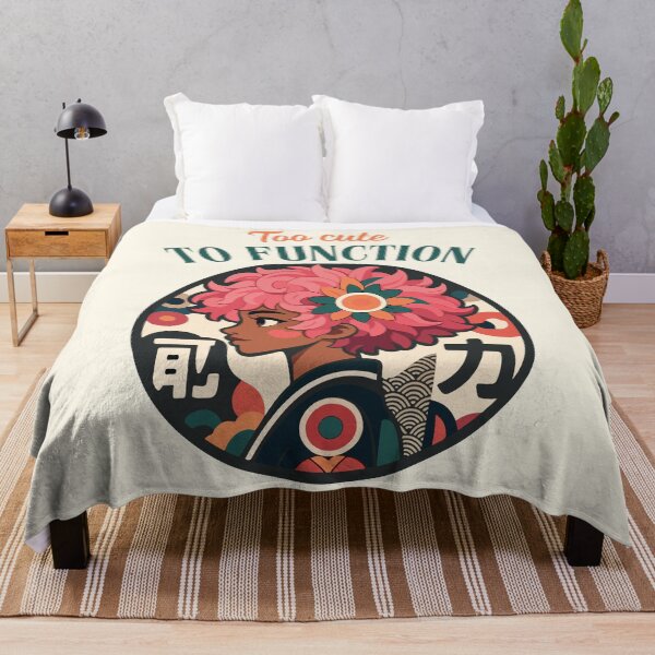 Item preview, Too Cute to Function: Retro Pop Art Illustration designed and sold by IAPICTURE.