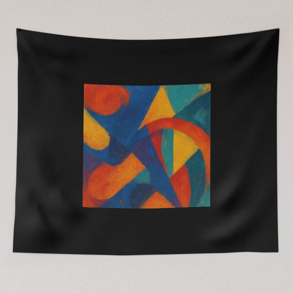 Item preview, Rhythms of Color – Abstract Expressionist Geometric Art designed and sold by MySheetMusicArt.