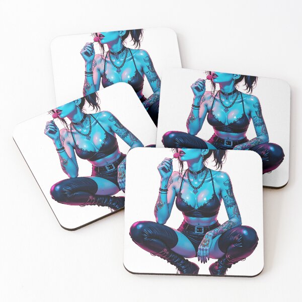 Item preview, Badass Punk Girl  designed and sold by rajdigitalarts.