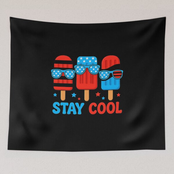 Item preview, Stay Cool Popsicle Shirt Boys Men 4th July American Flag USA designed and sold by MOHITSALVI.