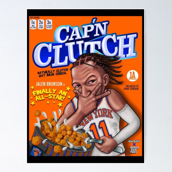 Item preview, Captain Clutch Jalen Brunson designed and sold by oliverslrqlw.