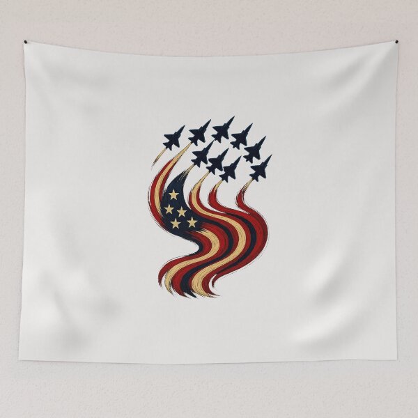 Item preview, Vintage Fighter American Flag Fighter Jet 4th of July Men designed and sold by MOHITSALVI.