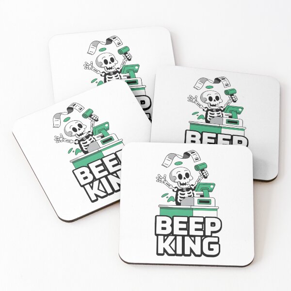 Item preview, Beep King Funny Skeleton Cashier designed and sold by Taans-Creation.