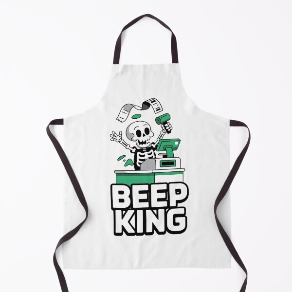 Item preview, Beep King Funny Skeleton Cashier designed and sold by Taans-Creation.
