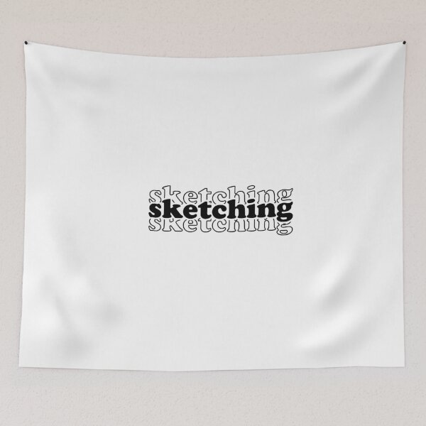 Item preview, Sketching Vintage - Funny Sketching Lover designed and sold by Oussinc.