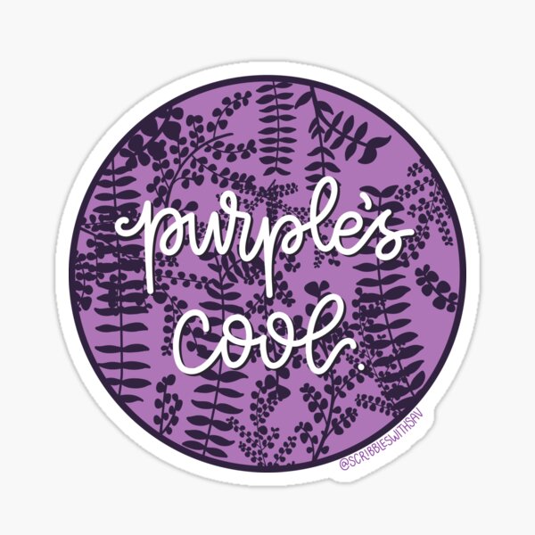 Item preview, Purple’s Cool - Twilight Meme designed and sold by scribbleswithsav.