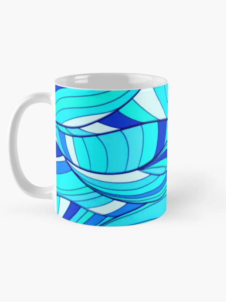 Thumbnail 5 of 6, Coffee Mug, Water Ripple Patterns designed and sold by ViaARTfactory.