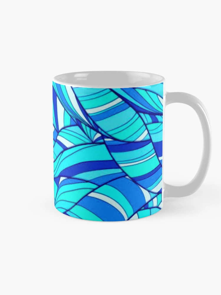 Thumbnail 3 of 6, Coffee Mug, Water Ripple Patterns designed and sold by ViaARTfactory.
