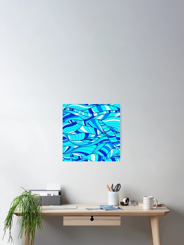 Thumbnail 2 of 3, Poster, Water Ripple Patterns designed and sold by ViaARTfactory.