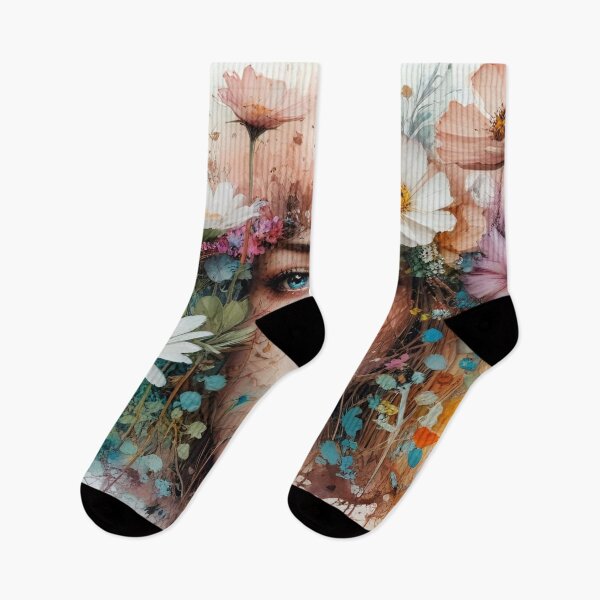 Item preview, Floral Grace: A Portrait Of Her #3 designed and sold by LumiAnCreations.