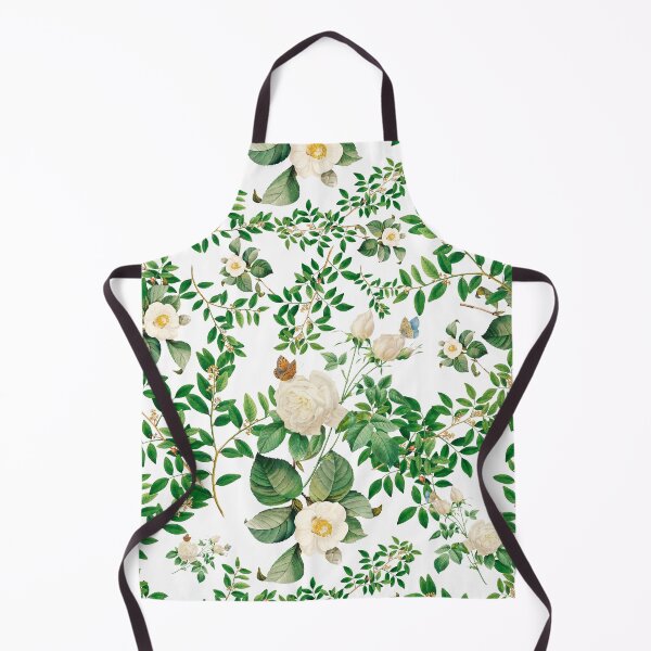 Item preview, White Rose Floral Pillow Design – Elegant Garden Flowers with Butterflies for Home Decor" designed and sold by FestivityFinds.
