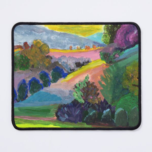 Item preview, Abstract Vibrant Mountainside designed and sold by Sara's Art Shop.