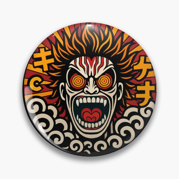 Item preview, Controlled Chaos: Fiery Manga Villain Design designed and sold by IAPICTURE.