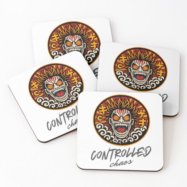 Item preview, Controlled Chaos: Fiery Manga Villain Design designed and sold by IAPICTURE.