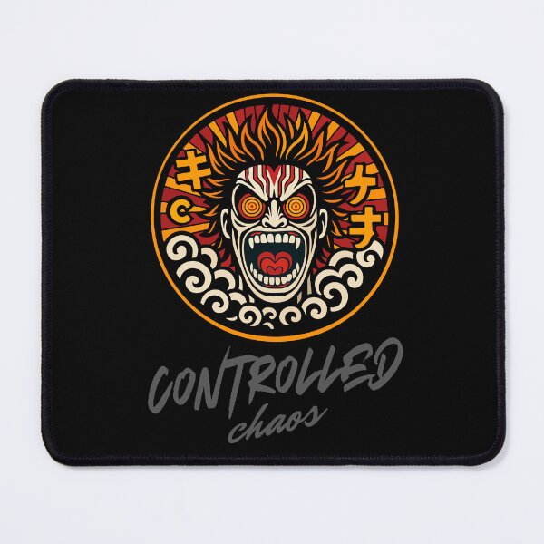 Item preview, Controlled Chaos: Fiery Manga Villain Design designed and sold by IAPICTURE.