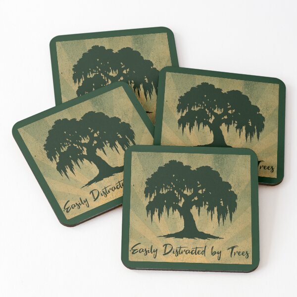 Item preview, Easily Distracted by Trees – Vintage Nature Lover Design designed and sold by donwillisjrart.