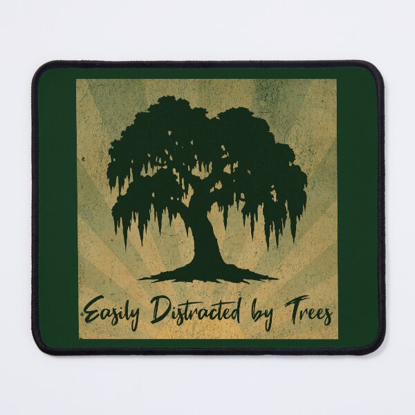 Item preview, Easily Distracted by Trees – Vintage Nature Lover Design designed and sold by donwillisjrart.