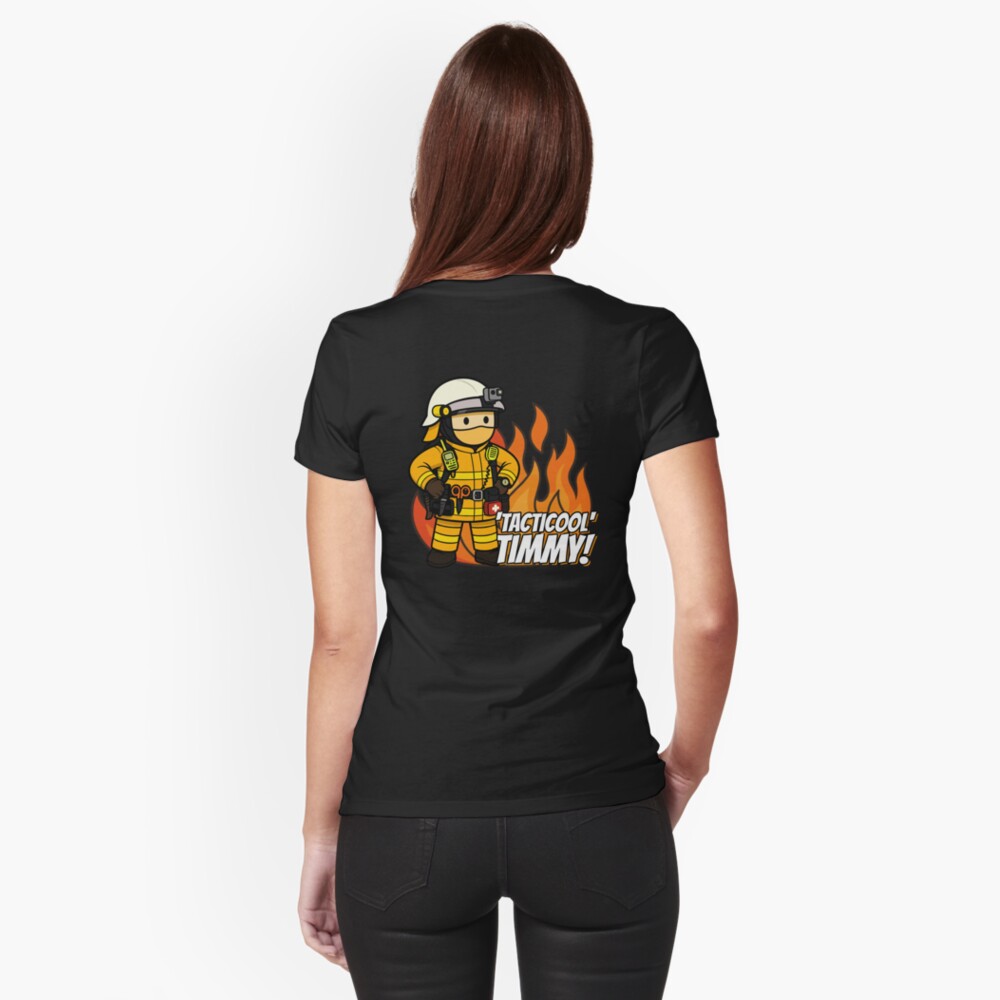 Vista previa del artículo con la obra «Camiseta entallada», diseñado y vendido por Flashover.