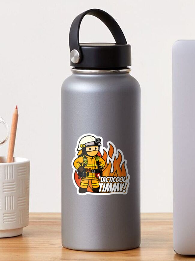 Imagen 1 de 3, Pegatina con la obra ¡Timmy táctico!, diseñada y vendida por Flashover.
