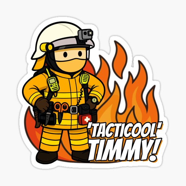 Vista previa del artículo con la obra «¡Timmy táctico!», diseñado y vendido por Flashover.