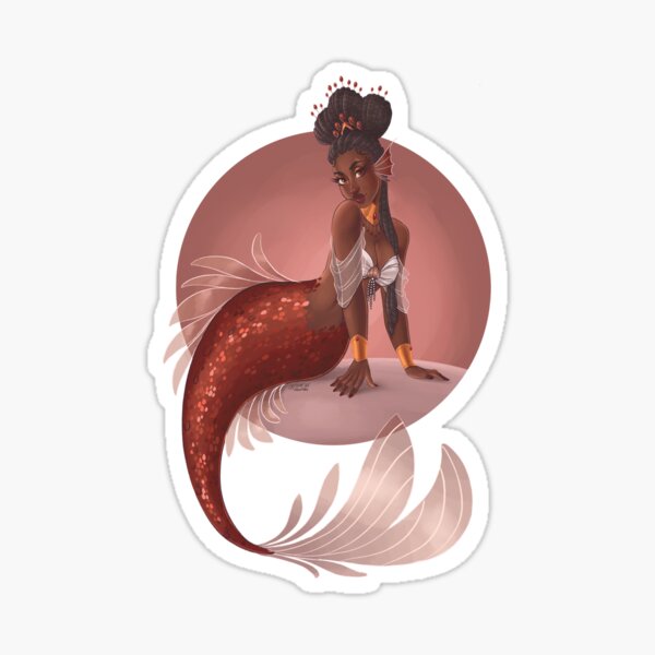 Item preview, Garnet Mermaid designed and sold by HopeHokulani.