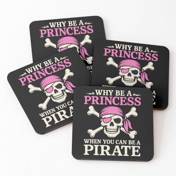 Item preview, Funny Girl Why Be A Princess When You Can Be A Pirate designed and sold by Blok45.