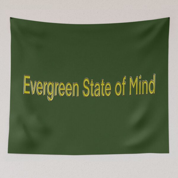Item preview, Evergreen State of Mind – Minimalist Forestcore Text Design designed and sold by aadventures.