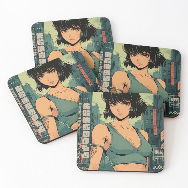 Item preview, Punk anime girl on the street designed and sold by BOZGO.