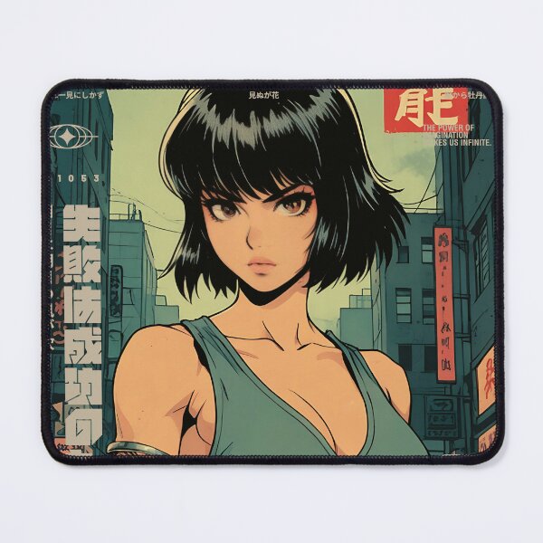 Item preview, Punk anime girl on the street designed and sold by BOZGO.