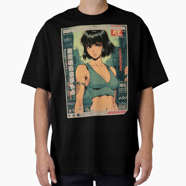 Aperçu de l'œuvre Fille punk anime dans la rue créée et vendue par BOZGO.